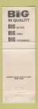 Matchbook Cover - Cities oil gas Bay City MI WORN