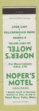 Matchbook Cover - Noper's Motel Grocery Thief River Falls MN