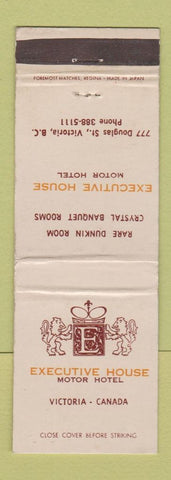 Matchbook Cover - Executive House Motor Hotel Victoria BC