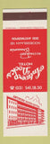 Matchbook Cover - Antwerp Docks Hotel Belgium SAMPLE