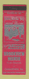 Matchbook Cover - Brookview Manor Canadensis PA WEAR