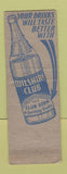 Matchbook Cover - Wilshire Club Beverages Soda WEAR