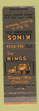 Matchbook Cover - King's Concrete Cedar Rapids IA truck WEAR