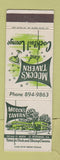 Matchbook Cover - Moock's Tavern Dining Room St Petersburg FL #2