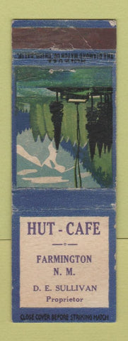 Matchbook Cover - Hut Cafe Farmington NM WEAR