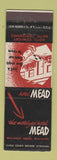 Matchbook Cover - Hotel Mead Wisconsin Rapids WI