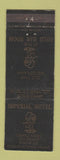 Matchbook Cover - Imperial Hotel Cripple Creek Colorado WEAR