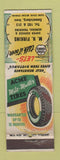 Matchbook Cover - Cities oil gas MH Firkins Emmetsberg IA WORN