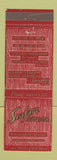 Matchbook Cover - Seafare Junior Restaurant Nags Head NC