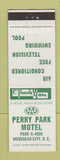 Matchbook Cover - Perry Park Motel Morehead City NC
