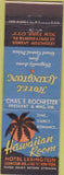 Matchbook Cover - Hawaiian Room New York City CREASE