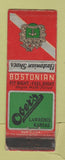Matchbook Cover - Ober's Shoes Lawrence KS Bostonian WORN