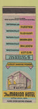 Matchbook Cover - Marion Hotel Little Rock AR