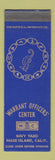 Matchbook Cover - Warrant Officers' Center Navy Yard Mare Island CA SAMPLE