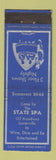 Matchbook Cover - State Spa Somerville NJ?