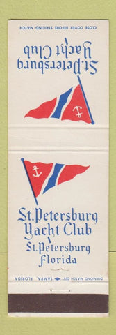 Matchbook Cover - St Petersburg Yacht Club FL