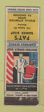 Matchbook Cover - Pat's Barber Shop Malden MA WORN
