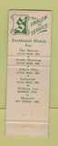 Matchbook Cover - Albert Pike Hotel Little Rock AR