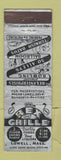 Matchbook Cover - Rex Grille Lowell MA bowling WORN