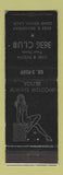 Matchbook Cover - 3636 Club Long Beach CA girlie WEAR