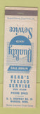 Matchbook Cover - Herb's Texaco oil gas Warren MN