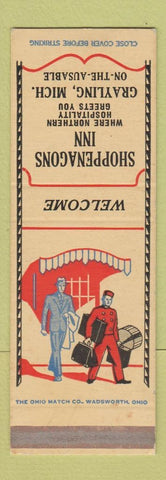 Matchbook Cover - Shoppenagons Inn Grayling MI SAMPLE