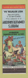 Matchbook Cover - Poteet's Grocery West Boynton GA hillbilly