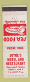 Matchbook Cover - Joyce's Motel Restaurant Searsport ME