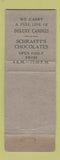 Matchbook Cover - Hallocks Restaurant Willimantic CT