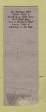 Matchbook Cover - Cripple Creek Inn Colorado WORN