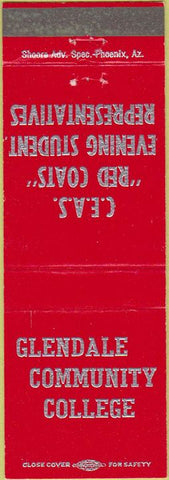 Matchbook Cover - Glendale Community College CA