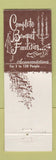 Matchbook Cover - Tyrone Hills Golf Club Flint Brighton MI