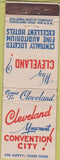 Matchbook Cover - Cleveland OH Convention Center