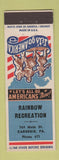Matchbook Cover - Rainbow Recreation Carnegie PA Patriotic