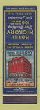 Matchbook Cover - Hotel Kickory NC