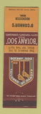 Matchbook Cover - Botany 500 Men's Clothes O'Connor's Rochester MN