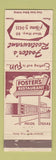 Matchbook Cover - Foster's Restaurant Pecos TX