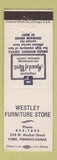 Matchbook Cover - Westley Furniture Store York PA