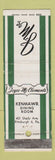Matchbook Cover - Jayce McClements Restaurant Pittsburgh PA