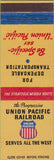 Matchbook Cover - Union Pacific Railroad
