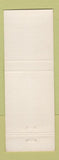 Matchbook Cover - Brownsville Coffee Shop TX Spanish Food WHITE