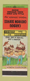 Matchbook Cover - Caribou Chevron oil gas Soda Springs ID hillbilly