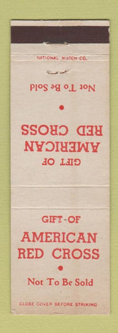 Matchbook Cover - American Red Cross Not To Be Sold
