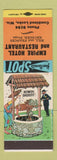 Matchbook Cover - Empire Hotel Restaurant Combined Locks WI hillbilly SAMPLE