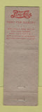 Matchbook Cover - Pepsi Cola Soda Long Island City LI NY WEAR