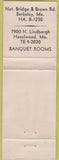 Matchbook Cover - Trio Drive In Restaurant Berkeley MO Hazelwood WEAR