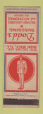 Matchbook Cover - Dodds Tailor Military Uniforms Miami Beach FL
