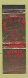 Matchbook Cover - Guzman Cleaners Brownsville TX Christmas