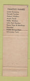Matchbook Cover - Kacena Welding Industrial Supply Burlington IA