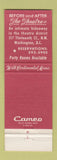 Matchbook Cover - The Ascot Restaurant Washington DC